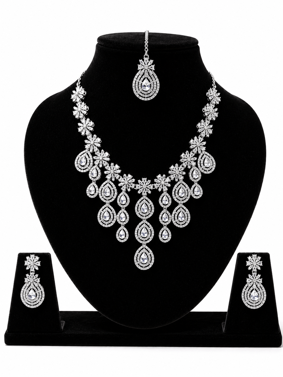 American Diamond Necklace set 1