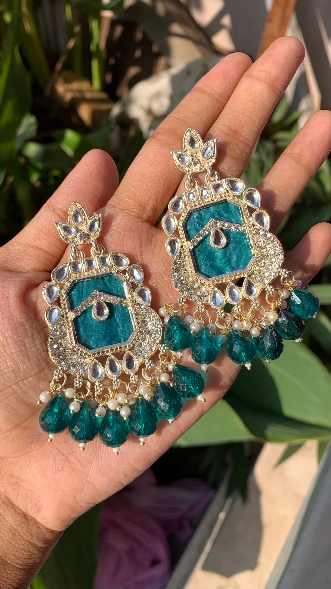 Kundan earing jhumka 1