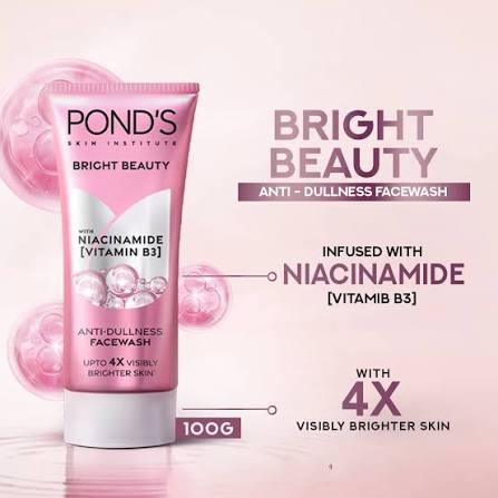 POND'S Bright Beauty Vitamin B3+ Face Wash 100G Pack Of 1 Face Wash  1