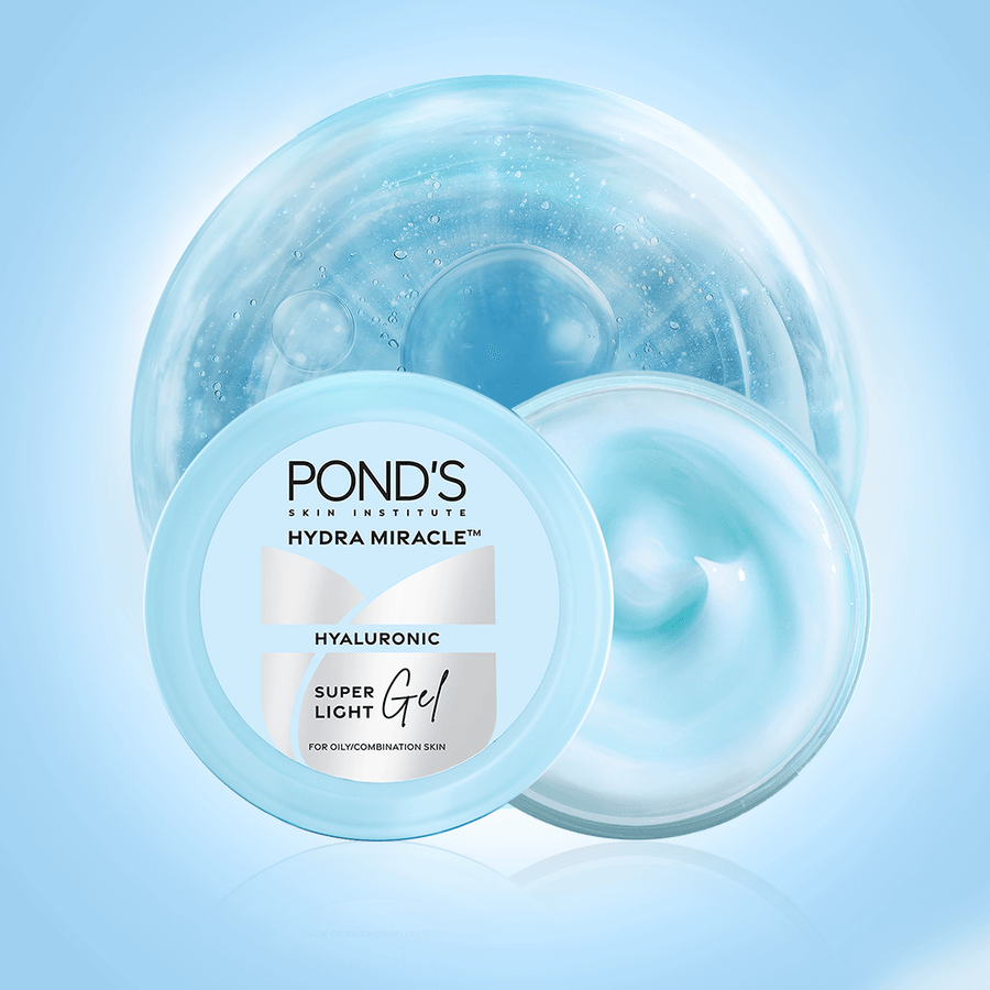 POND'S Super Light Gel Oil Free Face Moisturizer 100 ml | With Hyaluronic Acid & Vitamin E for Fresh Glowing Skin & 24 hr Hydration - Daily Use 3