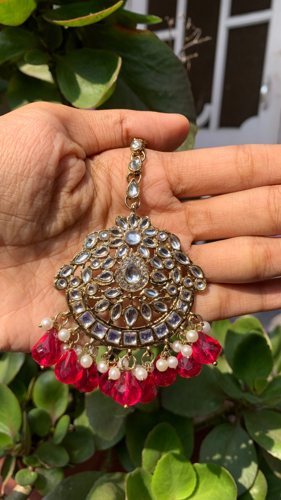 Kundan bahubali earing 3