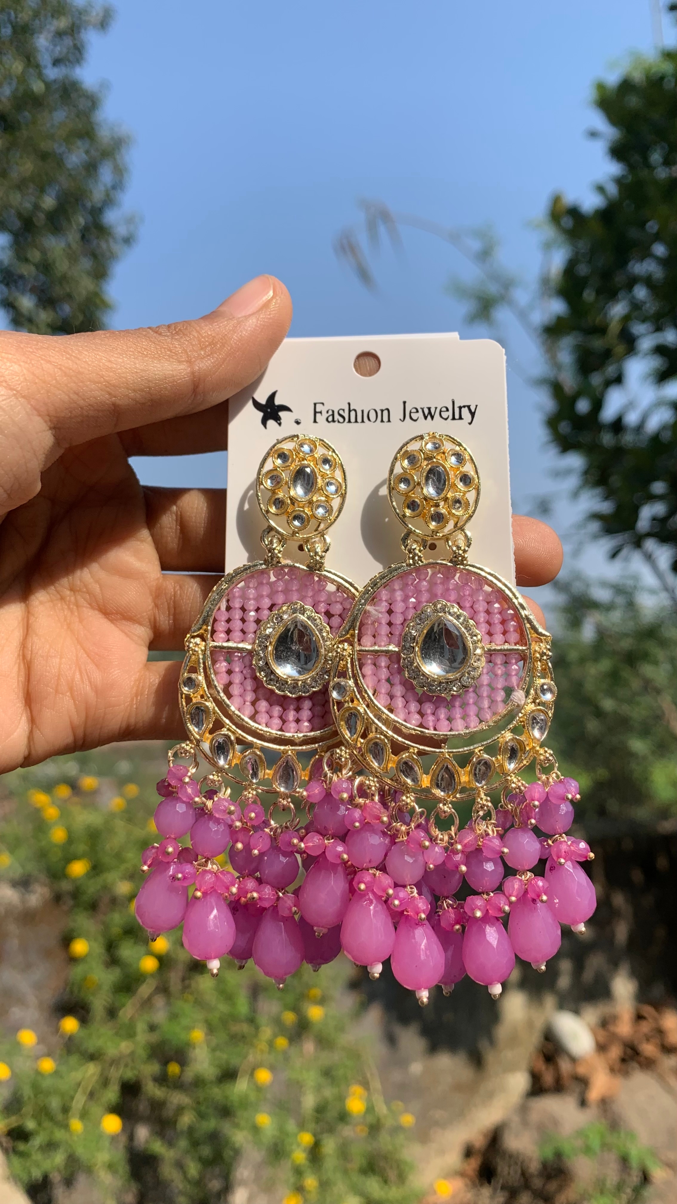 Kundan earing jhumka 1