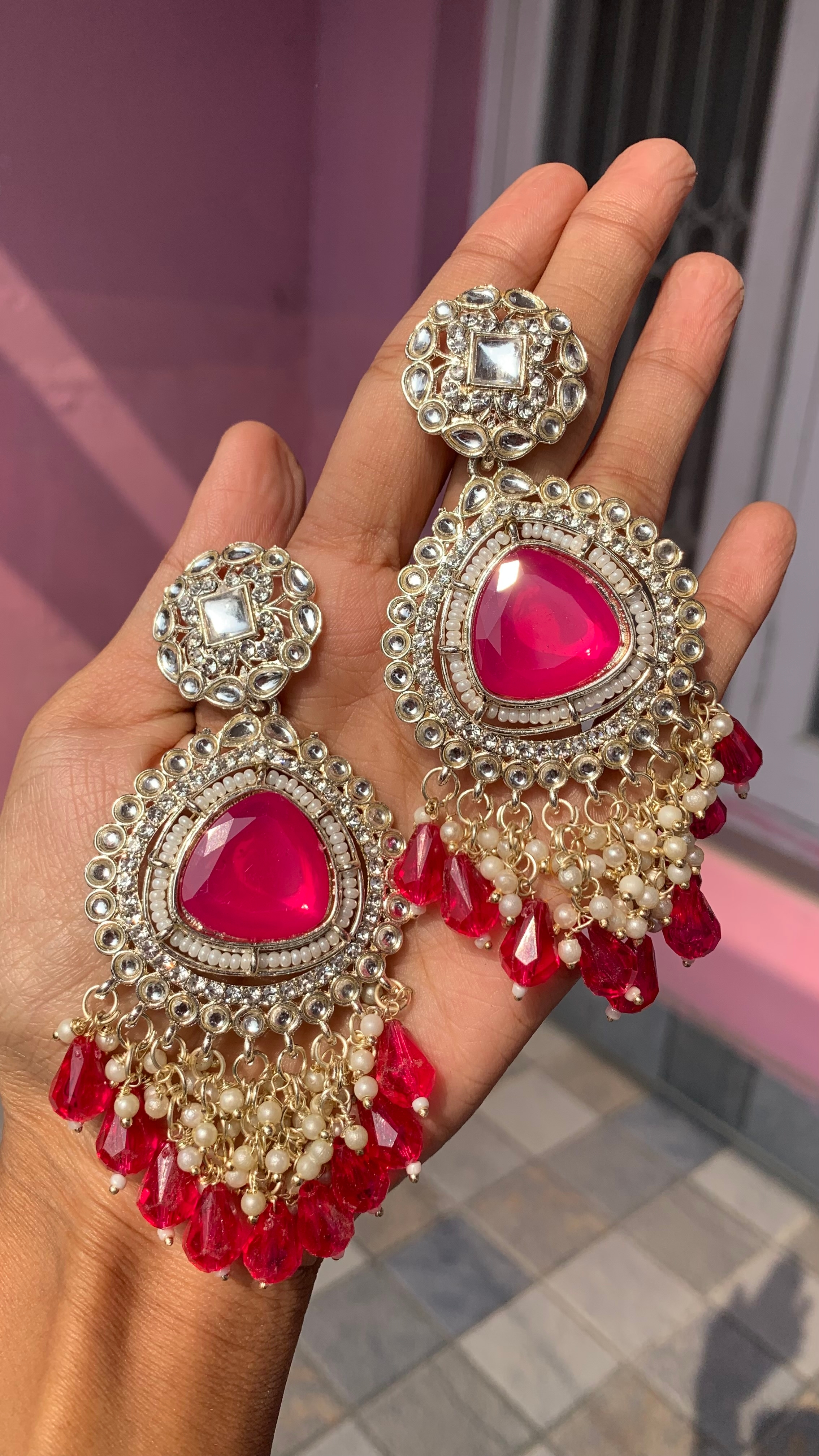 Kundan earing jhunka 2