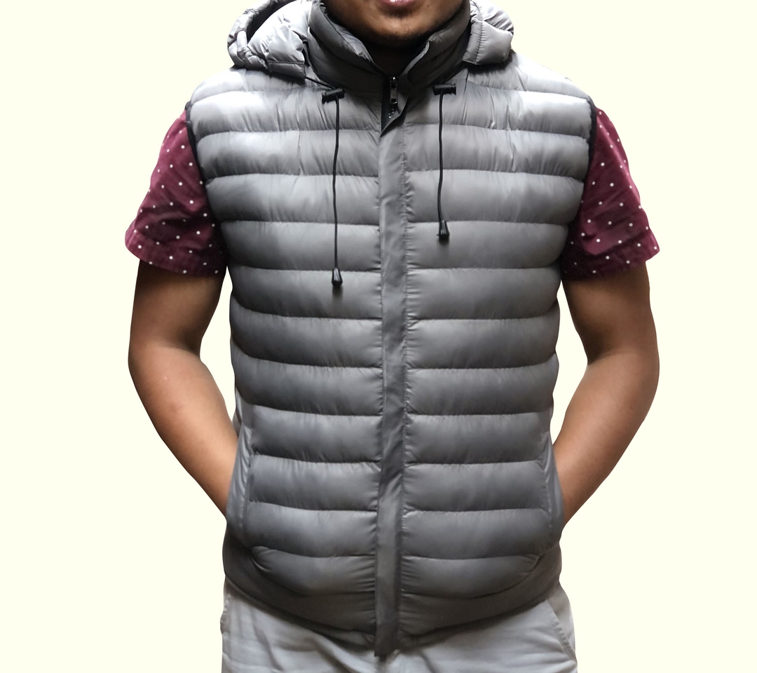 Moonstar 3 Layer Sleeveless Silicon Hooded Jacket For Men - Fashion | Multicolor 3