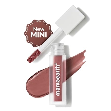 Mamaearth Feather Light Liquid Matte Mini Lipstick with Coconut & Vitamin E for 16-Hour Long Stay 3