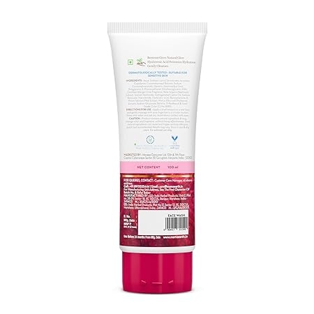 Mamaearth Beetroot Gentle Face Wash - 100 ml, & Hyaluronic Acid For Hydrated Pink Glow 2