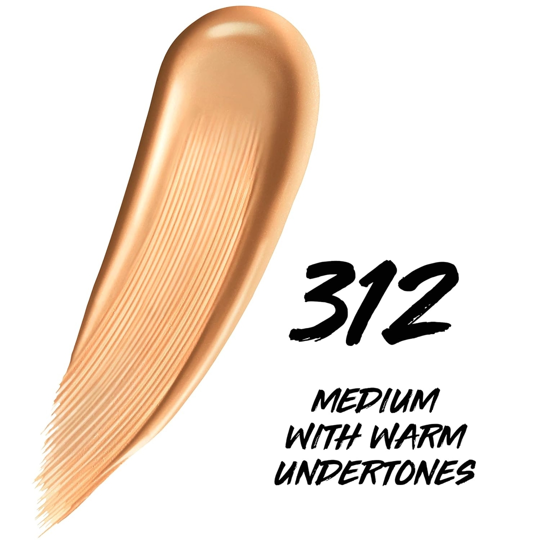 Maybelline Super Stay Up to 24HR Skin Tint, Radiant Light-to-Medium Coverage Foundation, Makeup Infused With Vitamin C, 312, 1 Count 3
