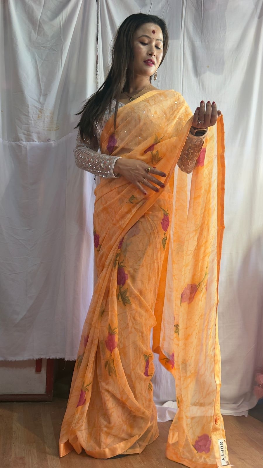 Menika Orgenza Silk Saree 6