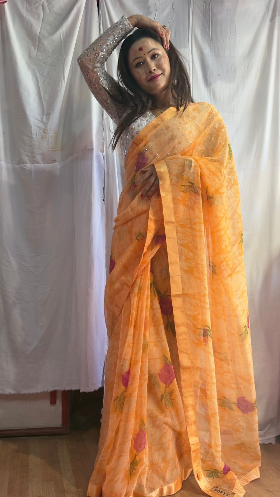 Menika Orgenza Silk Saree 8