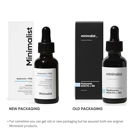 Minimalist 2% Hyaluronic Acid Serum for Face for Intense Hydration, Glow & Lesser Fine Lines | Helps with Skin Dryness & Elasticity | For Women & Men | For all Skin Types | 1 Fl Oz / 30 ml 2