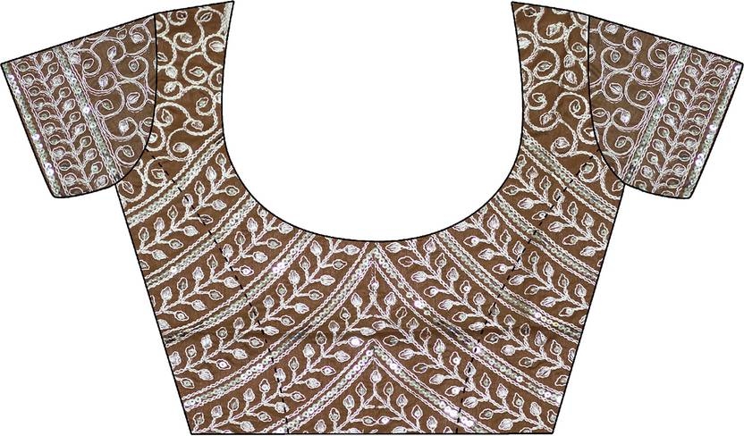 Stylish Embroidered Bollywood Organza Saree with Sequin work | Trendy Party & Festive Wear | Traditional Ethnic Fashion | Buy Online 5