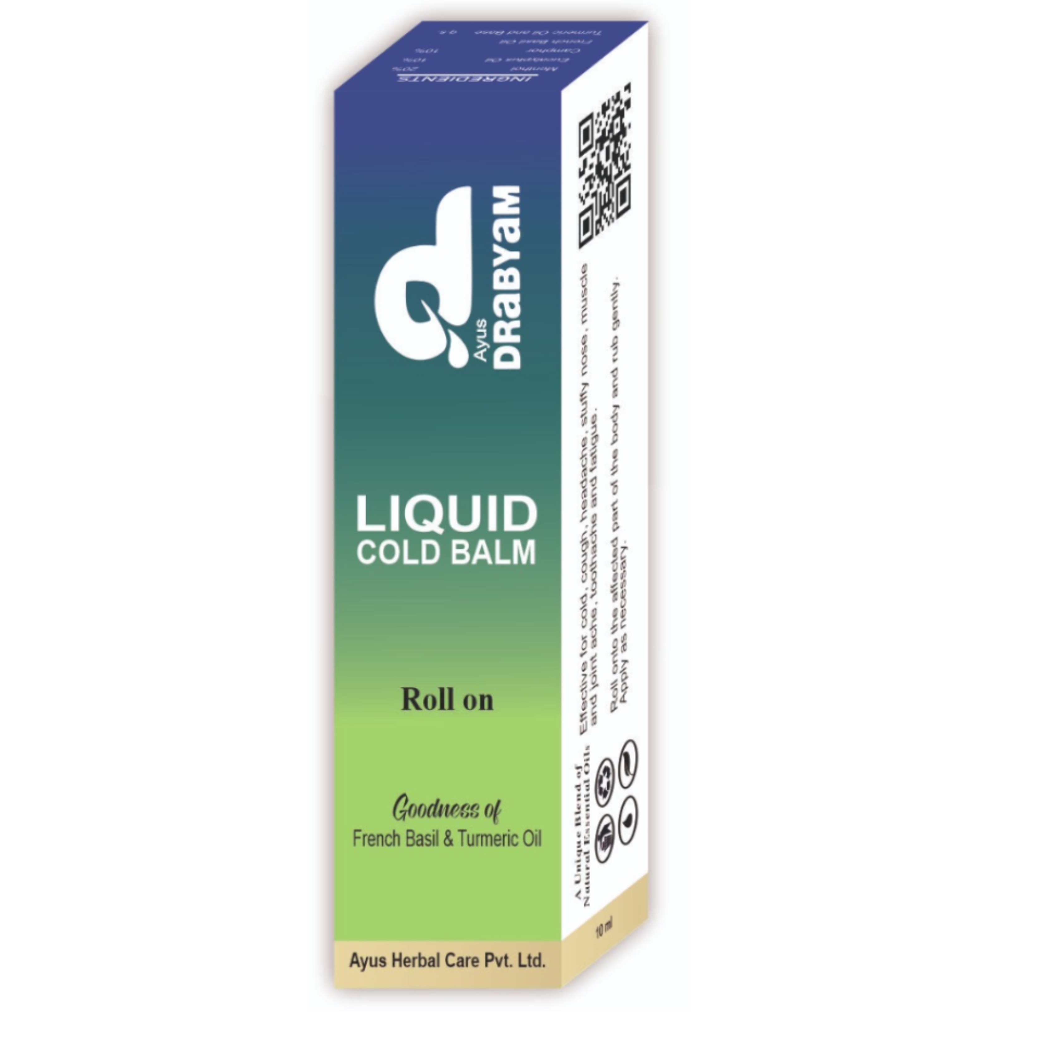 Drabyam Liquid Cold Balm Roll-On – 10ml 5