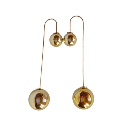 Pebbles Nepal Long Hoop Earring For Women 1