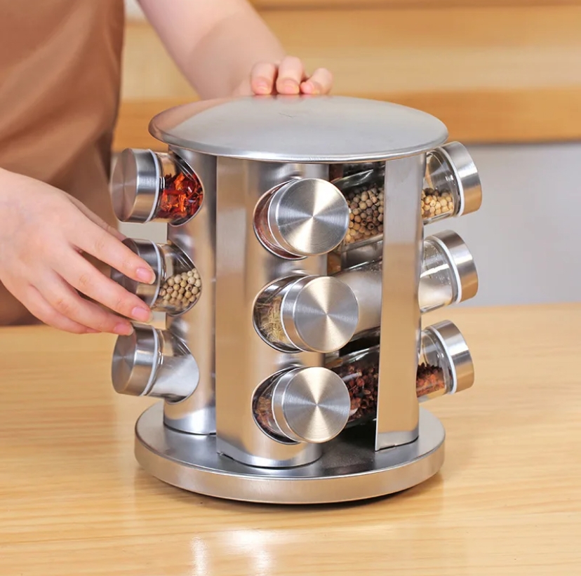 Round Crystal Makeup Organizer 360 Box 2