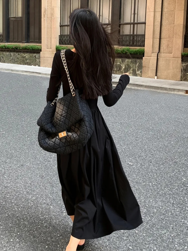 Korean style artistic women's clothing dress One Piece 2