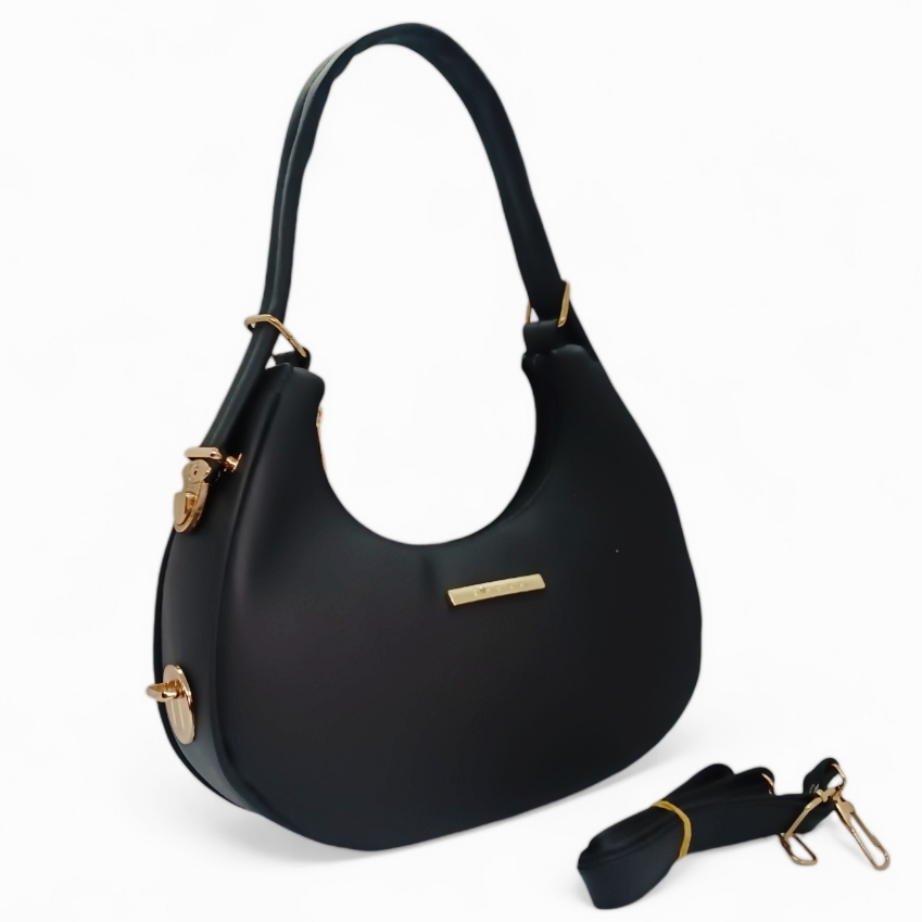 Stylish Moon Bag For Women Crescent Shoulder Bag With Extra Strap Fashion Crossbody Handbag 5