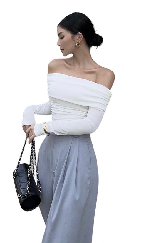 New Summer Off Shoulder T shirt For Women 1