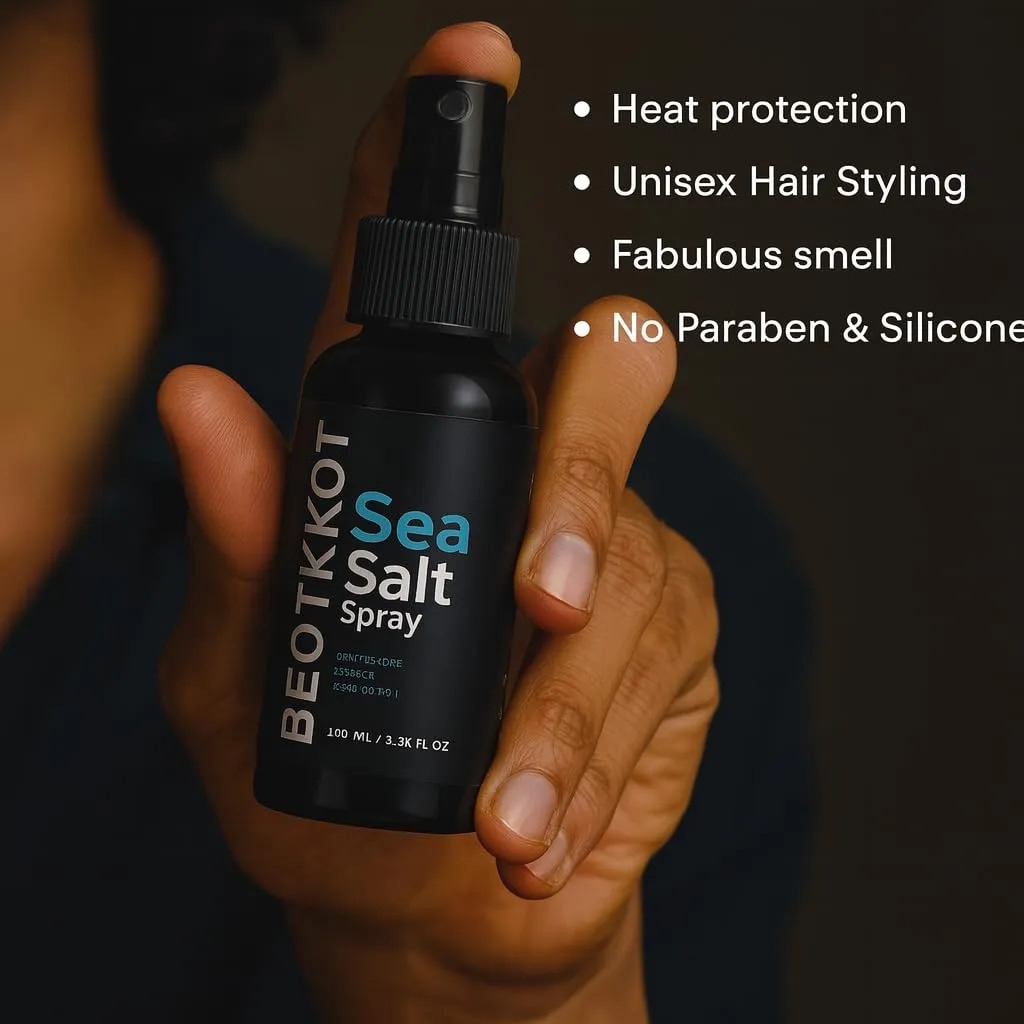 Dasher Sea-Salt Spray Hair Volume, Texture, Smooth Hair With Bhringraj ,Vitamin E - Hair Styling 100ml 2