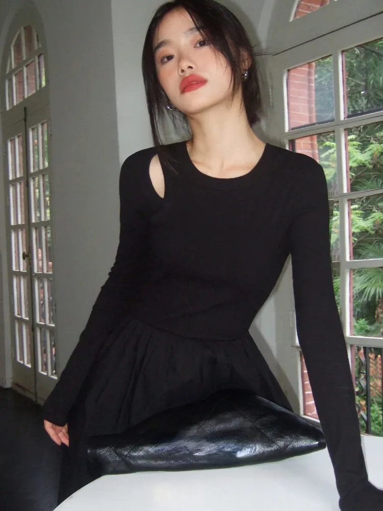 Korean style artistic women's clothing dress One Piece 3