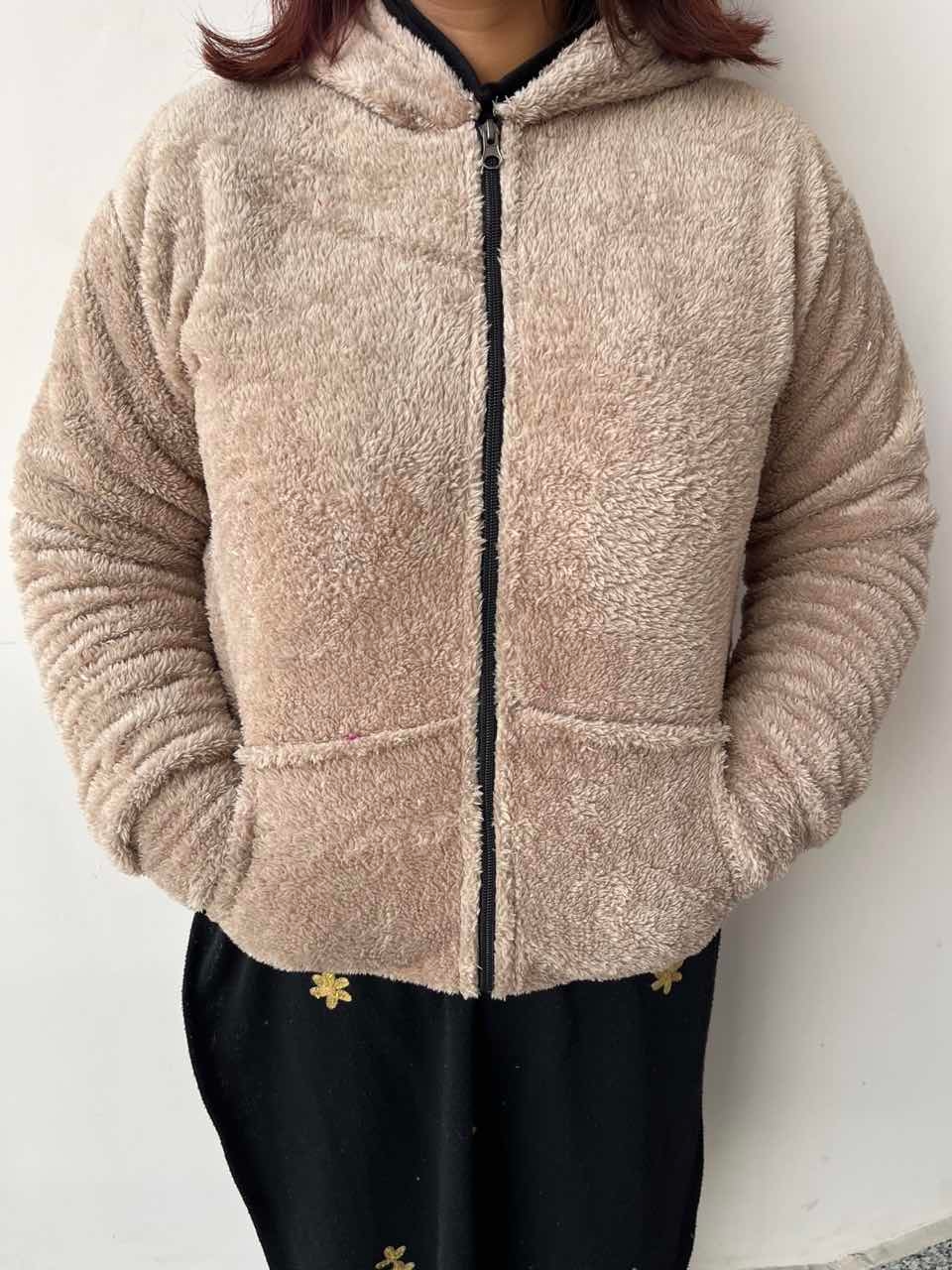 Sherpa Hoodie Winter Fur Jacket for Women 3