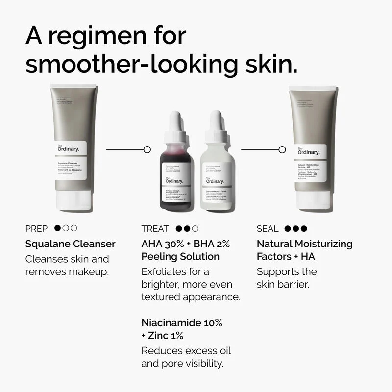 The Ordinary AHA 30% + BHA 2% Peeling Solution For Glowing Skin 5