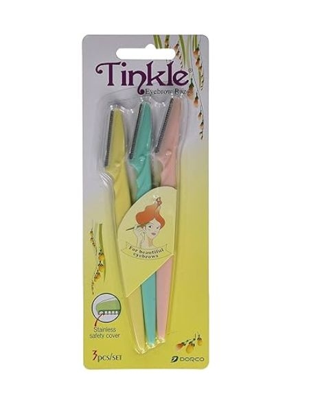Tinkle Eyebrow Razor 3 Pieces 1