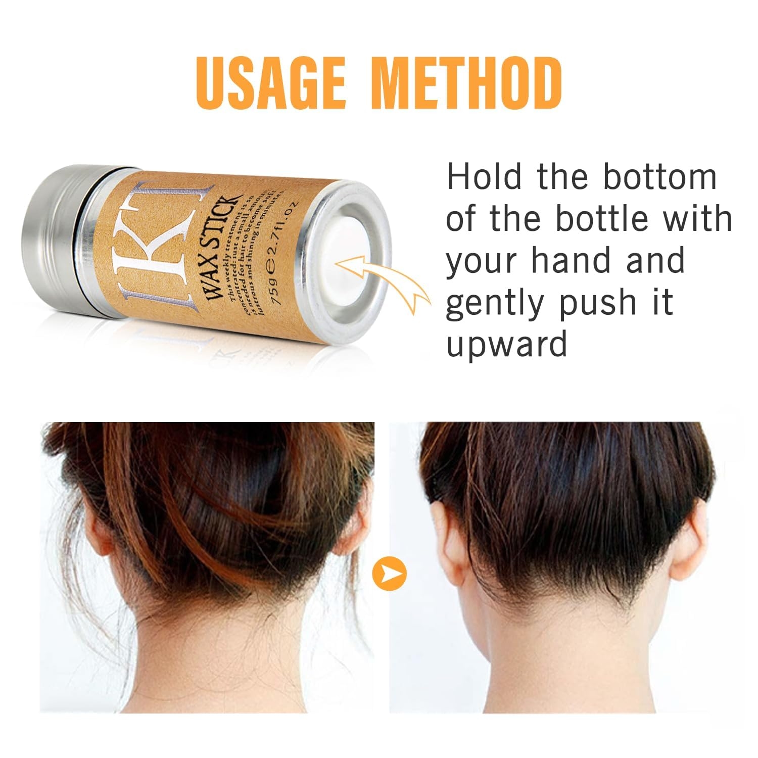 IKT Hair Wax Stick For Women Hair Styling , Wax Stick For Hair 75 GM 4