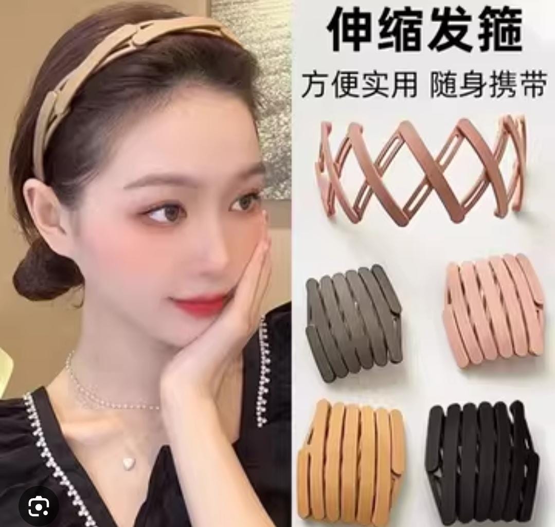 1PC Folding Hair band Women Morandi Color Non-Slip Headband Korean Face Wash Hairband Girls Hair Accessories  1
