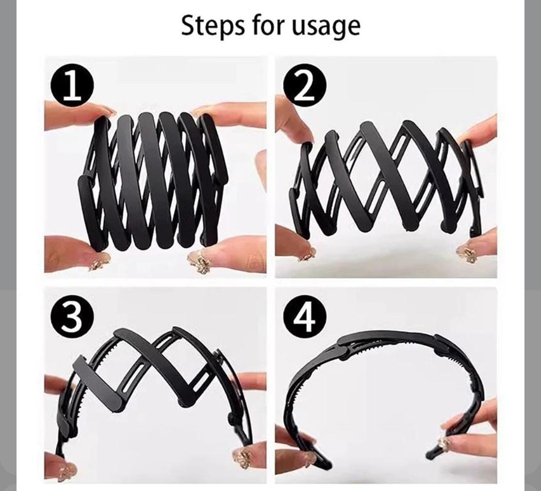 Stretchable Zigzag Headband Unisex – Comfortable Hair Hoop for Daily Use & Sports 3