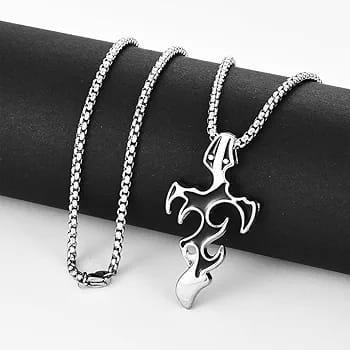 Stainless Steel Cross Pendant Chain Necklace – Unisex Fashion Jewelry for Daily Wear 4