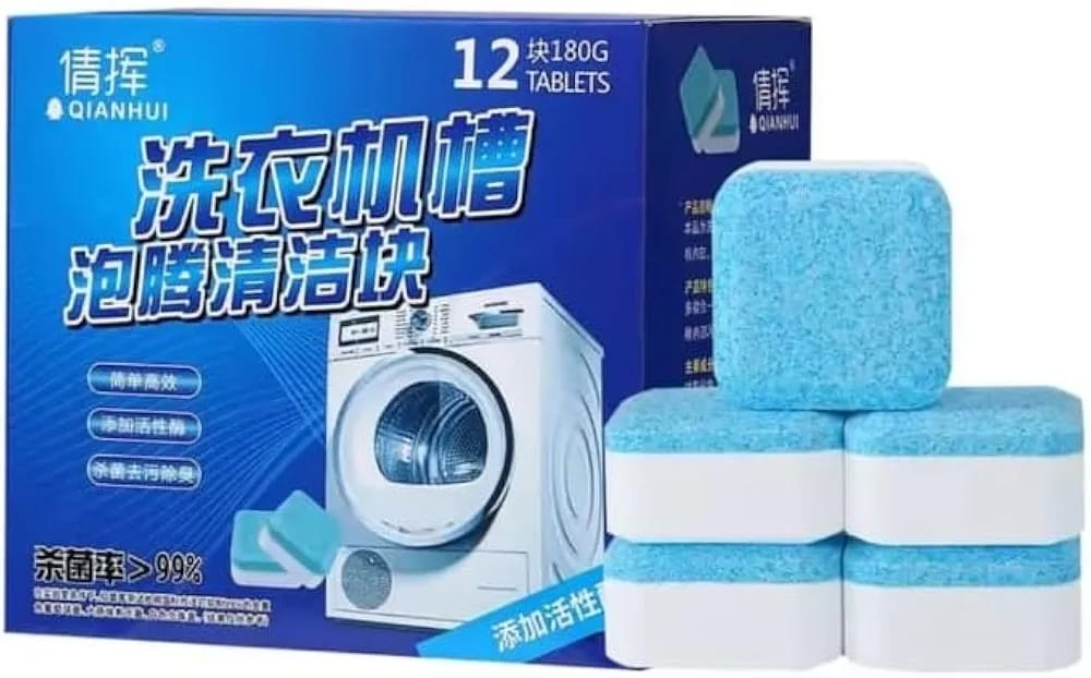 12 pcs Set Washing Machine Cleaner Tablet / Tub Cleaner / Drum Cleaner / Front And Top Load 6