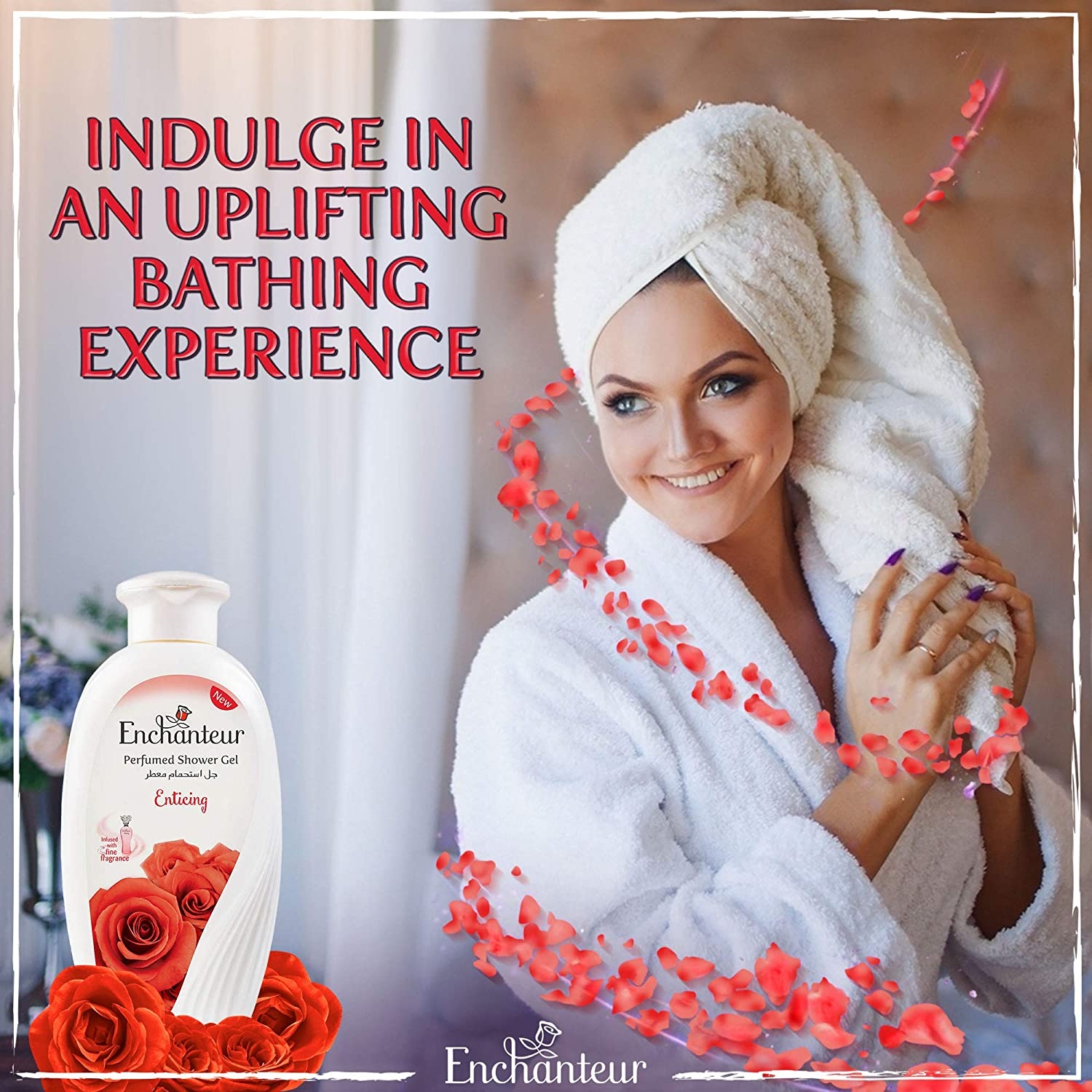 ENCHANTEUR Enticing Perfumed Shower Gel - 550 ml 4