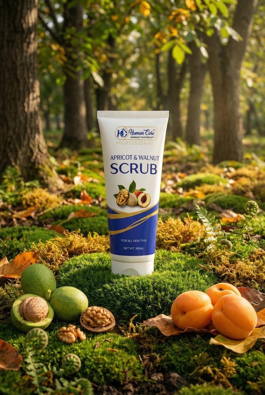 Human Care Apricot & Walnut Scrub For All Skin types 100 Ml 6