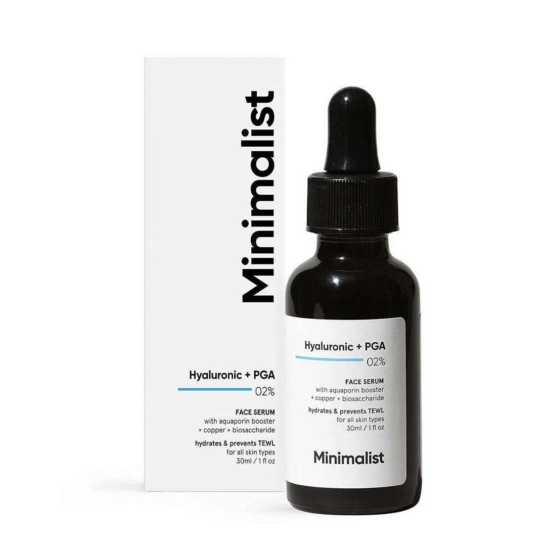 Minimalist 2% Hyaluronic Acid + PGA Serum for Intense Hydration, Glowing Skin & Fines Lines 30ml 1