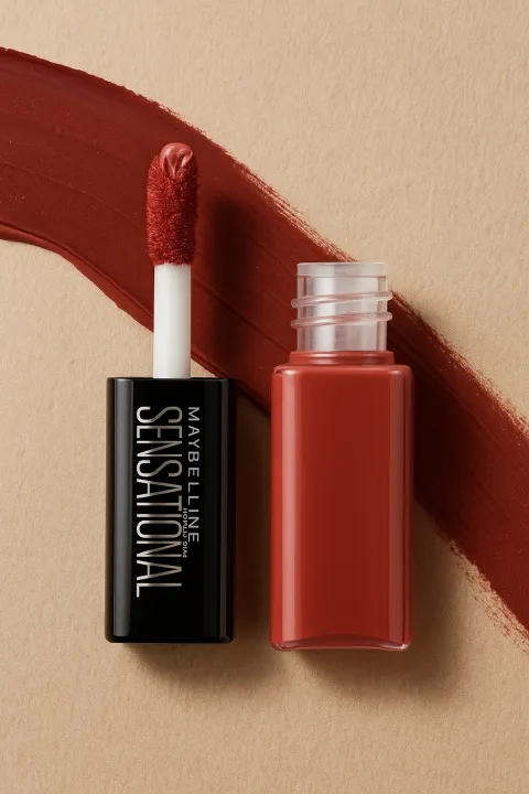 Maybelline New York Color Sensational Liquid Matte Mini Lipstick | 02 Soft Wine | 2.7 ml 1