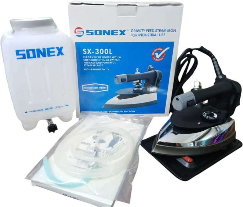 Steam Heavy Iron For Tailors And Garment - 300L |Sonex Best Steam Iron 1
