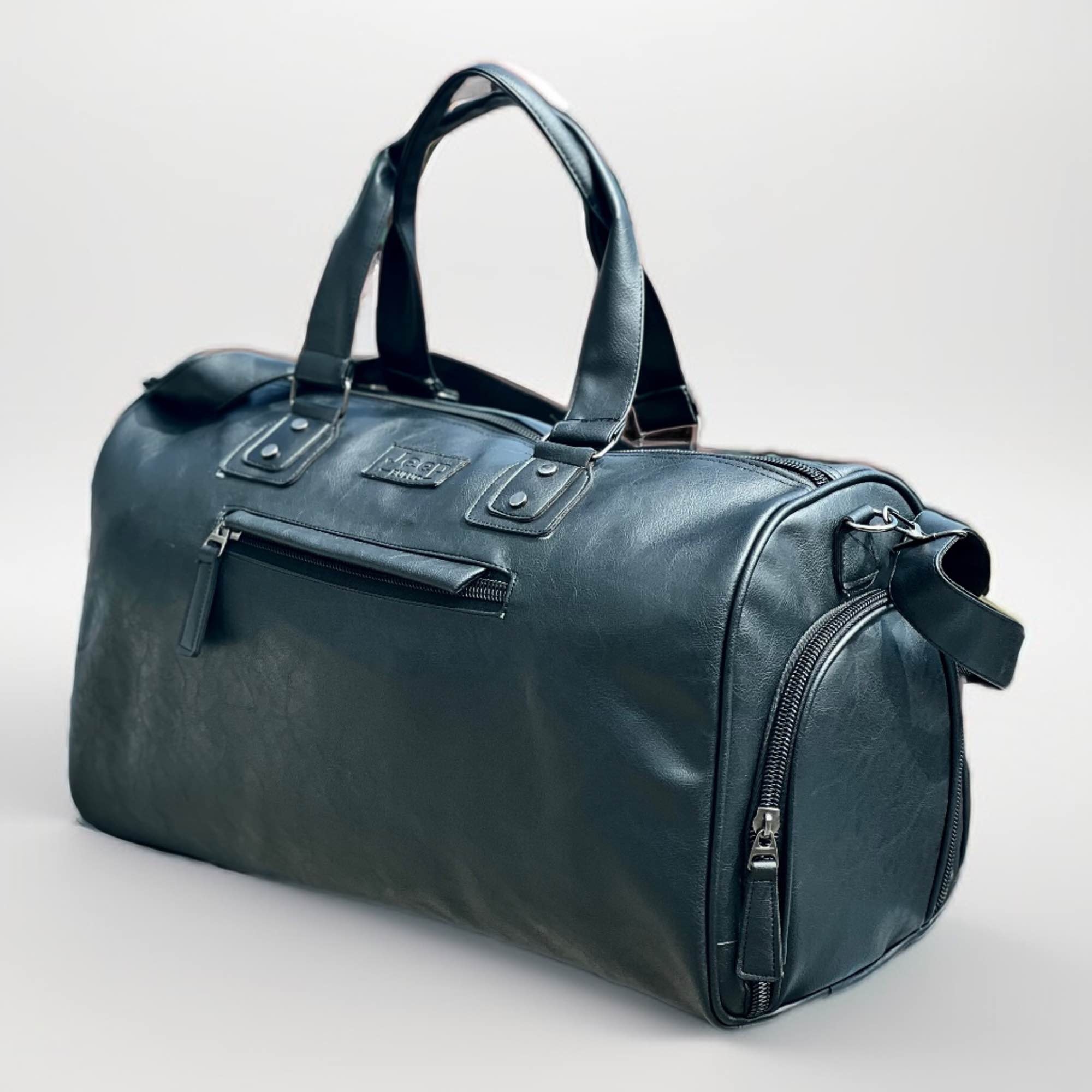 Super Stylish Duffel Bag For Traveling|Pu Leather Side-bag For Men |Perfect For A Weekend Getaway Or Hitting The Gym 1