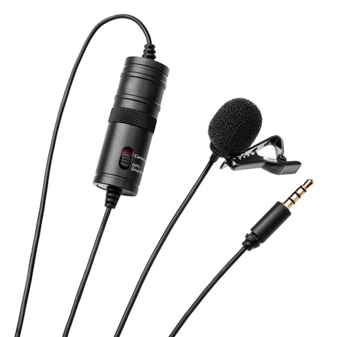 3.5mm Omni Directional Lavalier Microphone Pin Mic Lapel Microphone 1