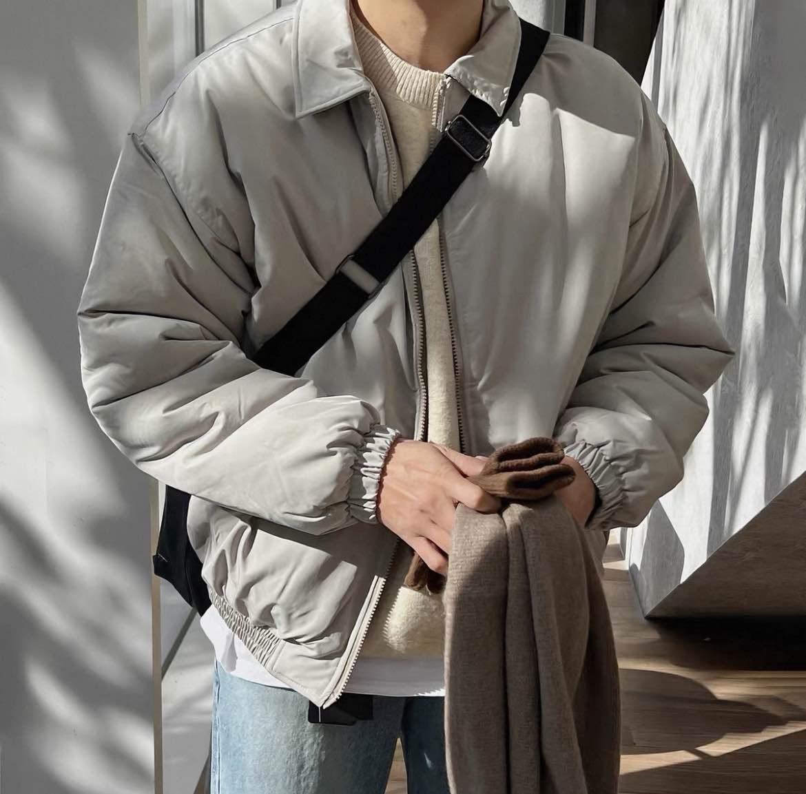 New Winter Special Plain Croup Unisex Jacket For Men 1