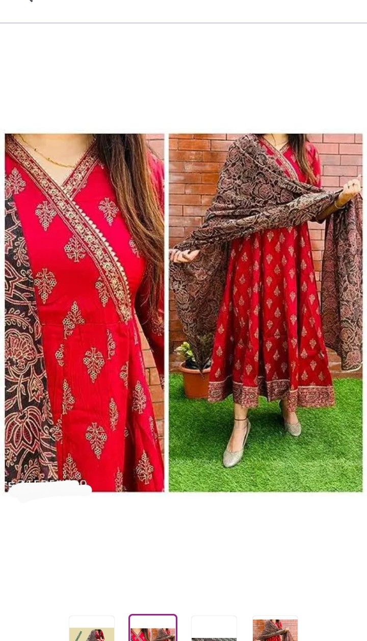 Anarkali Gaun Kurta Duppta set 1