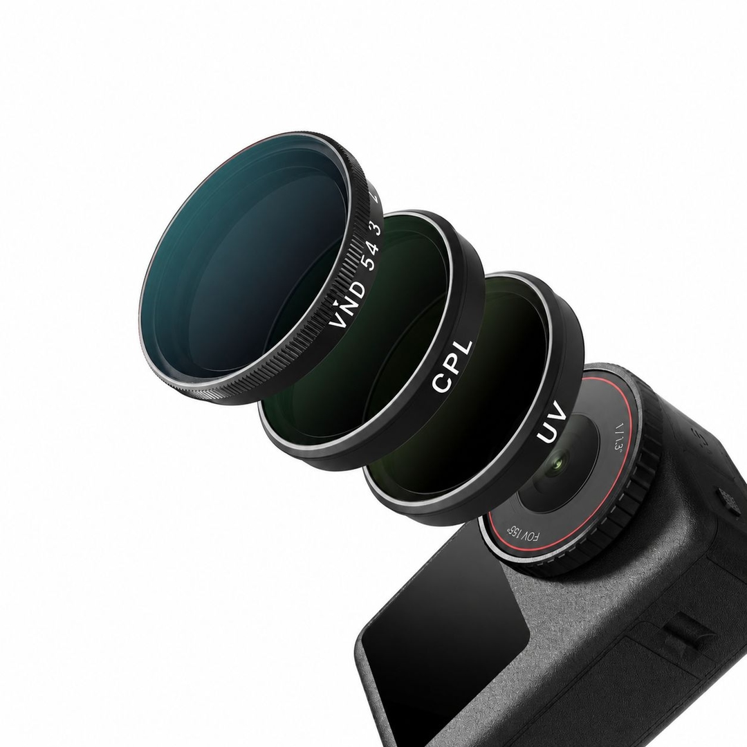 TELESIN CPL, VND & UV 3-Filter Set for DJI Osmo Action For Action 5 pro/4/3 1