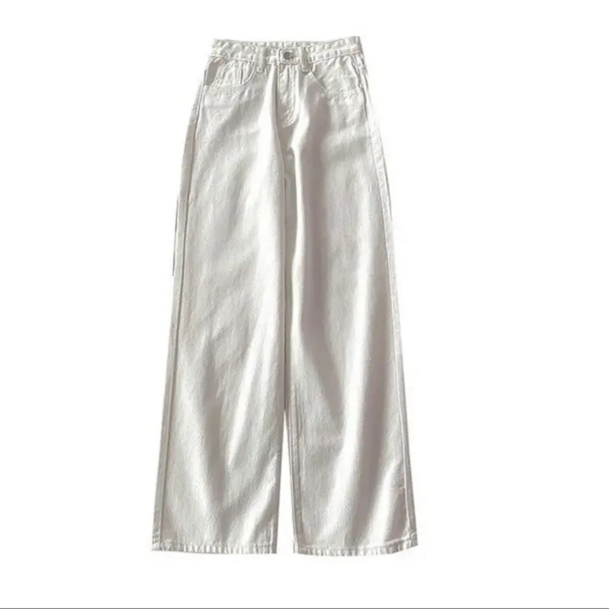 White Jeans Pant Oversize For Women 1
