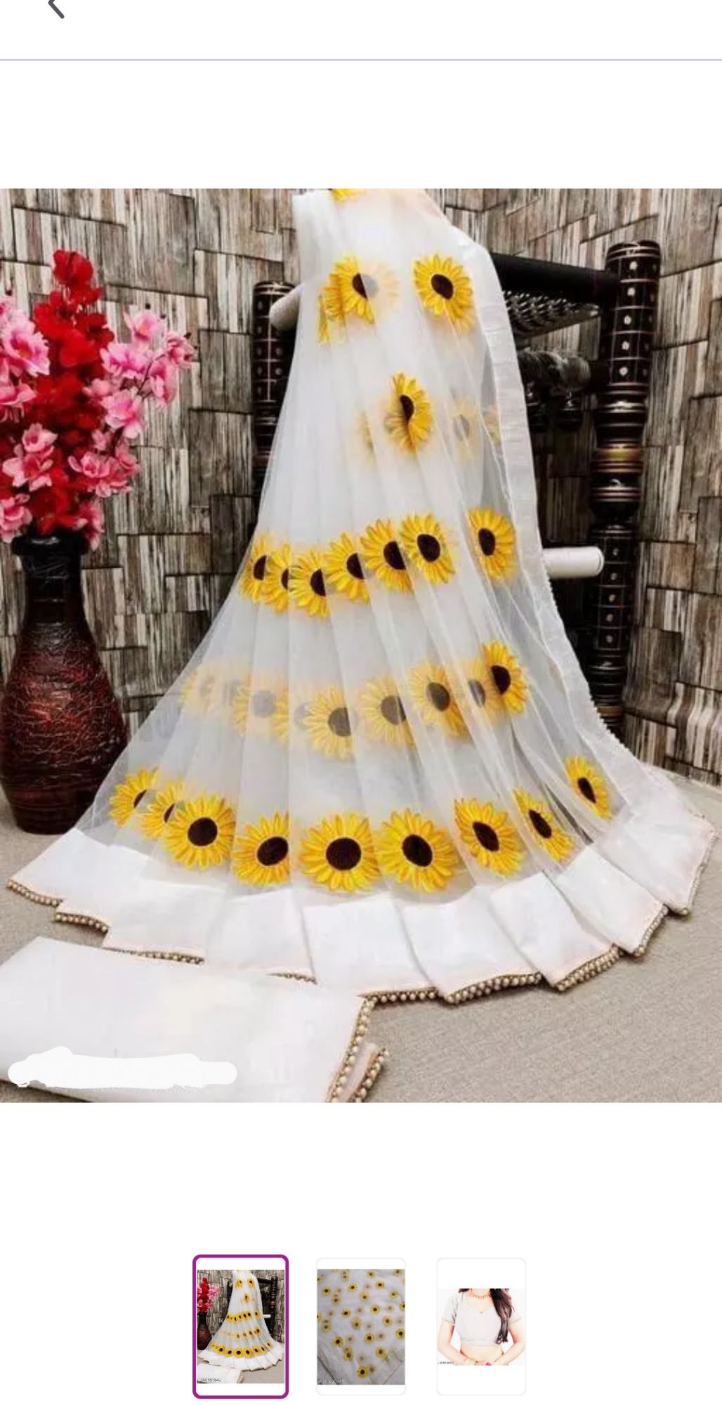 Bollywood Party Wear Net Saree 1
