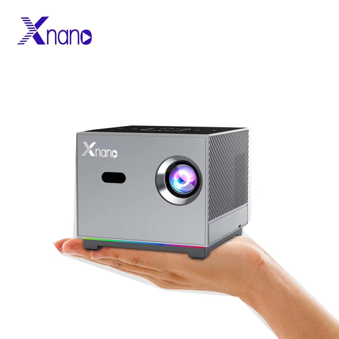 Projector, Home Use, Ultra Small, 4K, Netflix, YouTube, Prime Video, Electric Focus & Automatic Trapezoid Correction, 28,000 LM, 1080P, 4K Compatible, Short Range Projection, High Brightness, DoIby Compatible, Ceiling Projection, Wi-Fi 5, Large Screen, Au 1