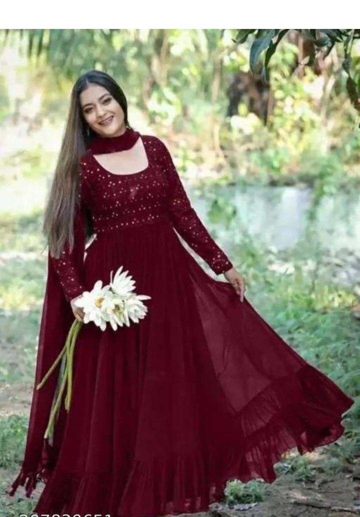 Women Gaun Dupatta Set 1