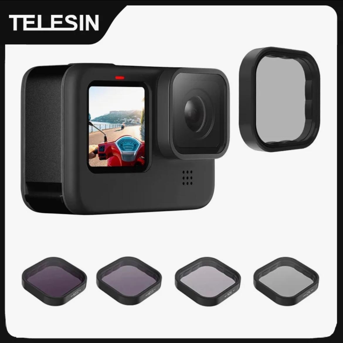 TELESIN CPL ND8 ND16 ND32 Filter Set for GoPro Hero 13 Black 1