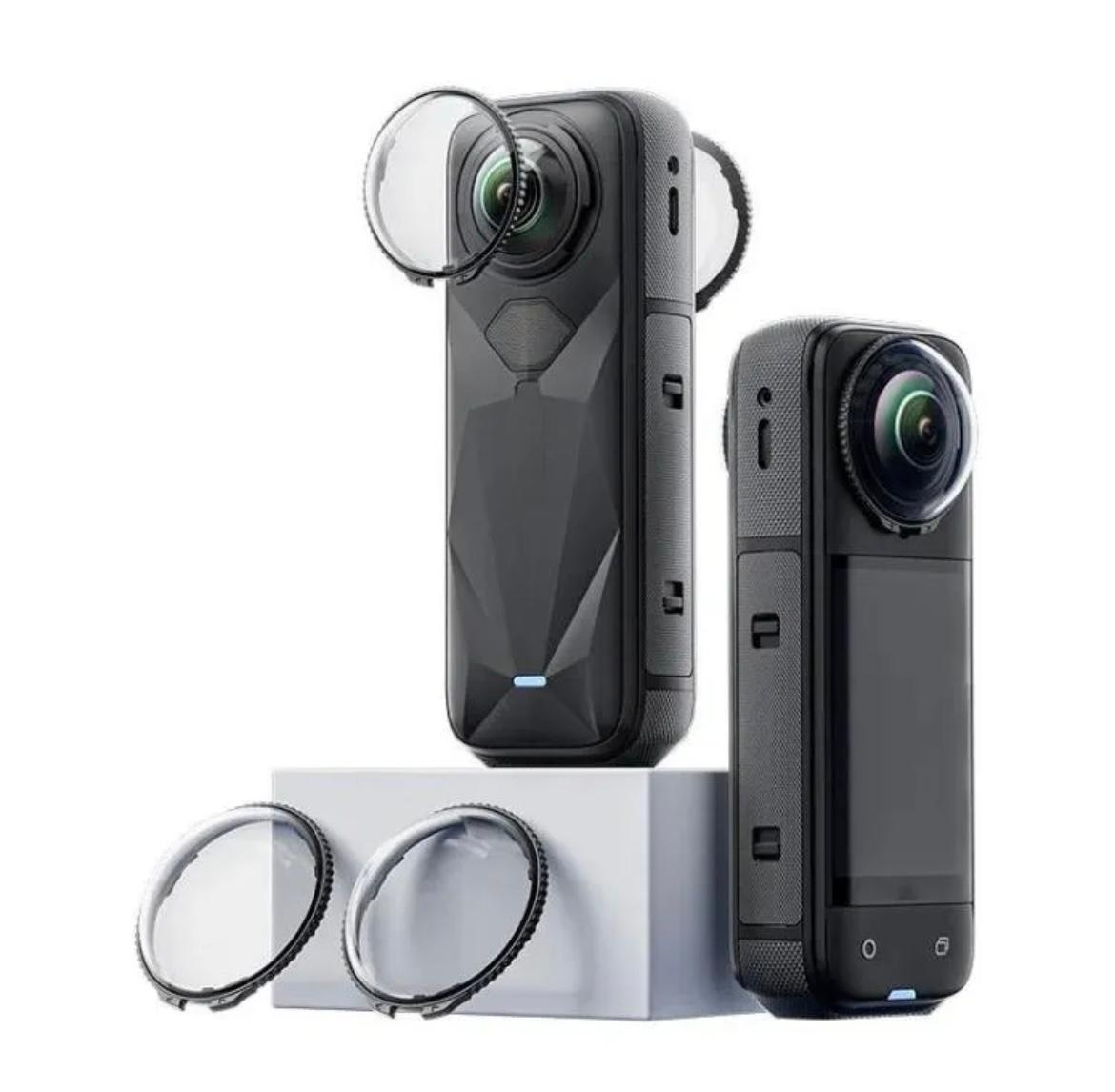 TELESIN For Insta360 X5 Camera Lens Guard Protector Detachable Anti-Scratch Glass Cover Standard Edition 1