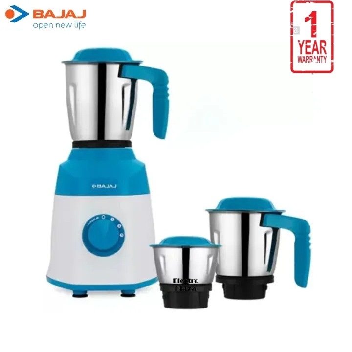 Bajaj India 410600 Notch 500W 3 Jar Mixer Grinder 15* 1