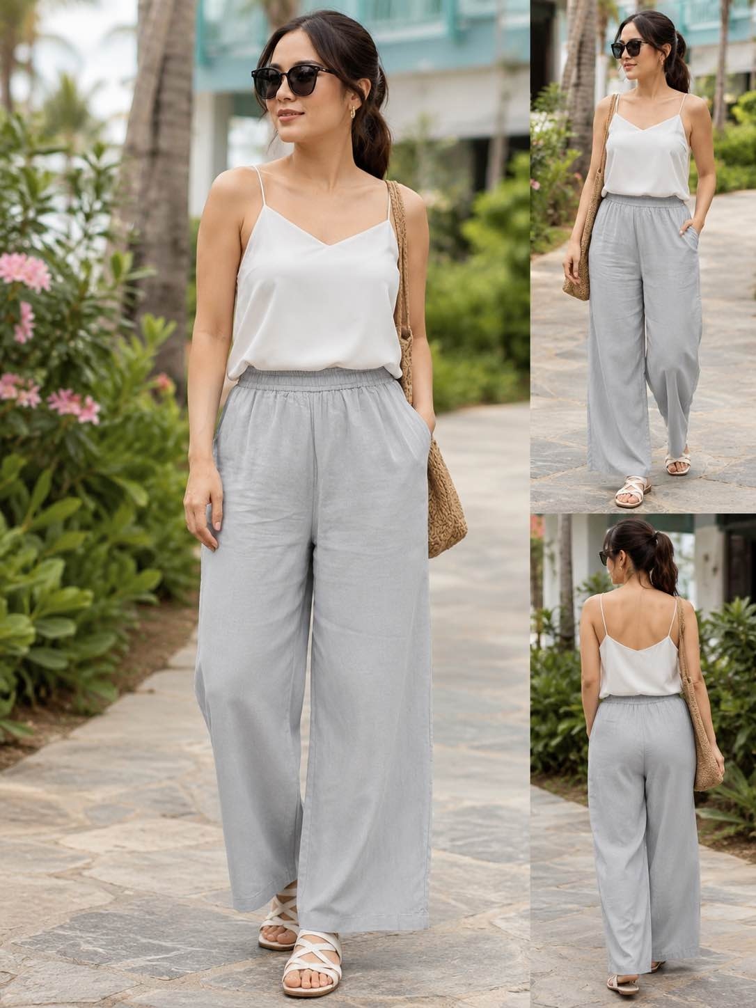 Linen Cotton Comfort Pants For Women 1