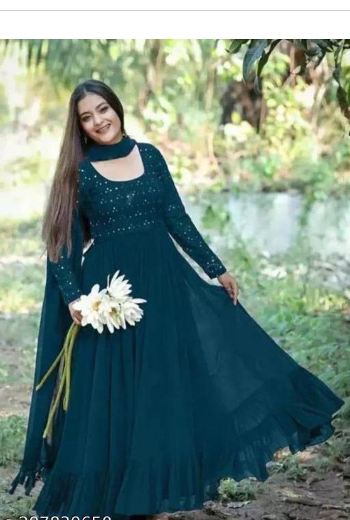 Women Gaun Dupatta Set 1